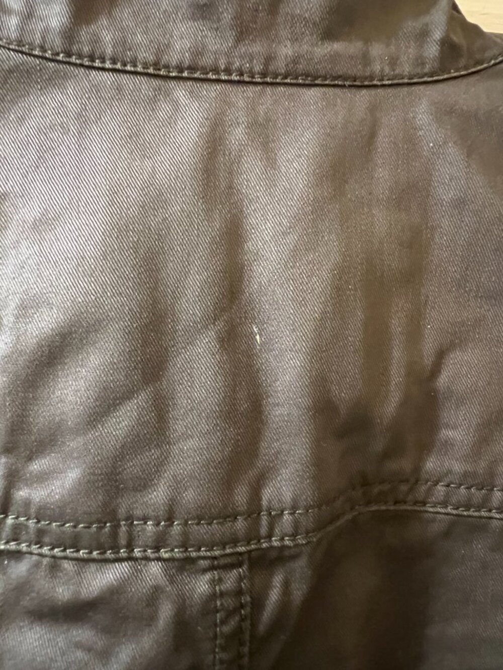 J. Crew Olive Green Utility Jacket with Brass Snaps - Picture 9 of 9